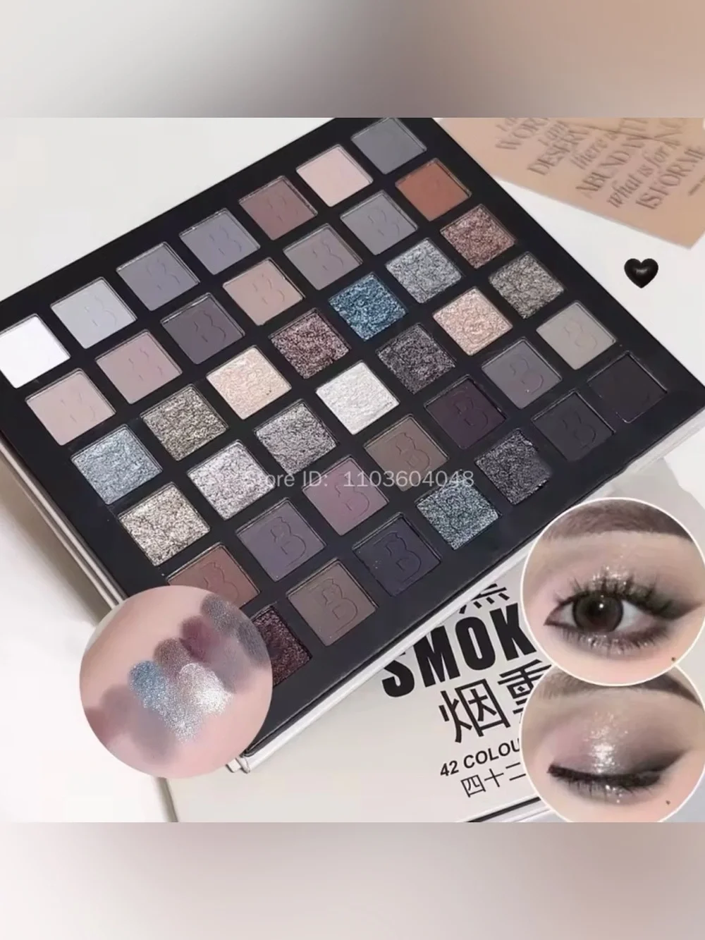 New Smokey eye palette 42 shades